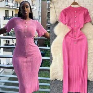 Women Knitted Long Dress